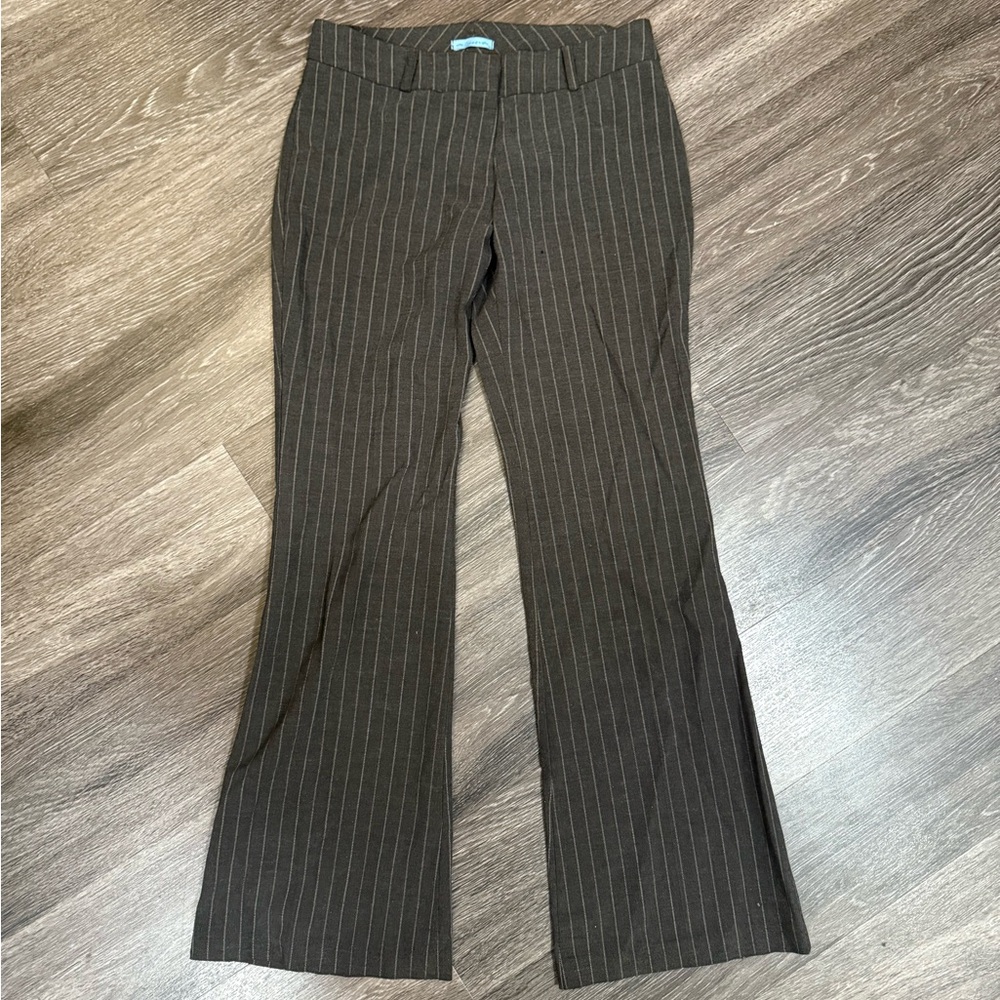 Closet Charcoal Pinstripe Trousers